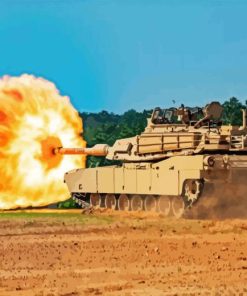 Abrams Tank Diamond Painting