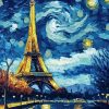 Abstract Paris Night Diamond Painting