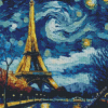 Abstract Paris Night Diamond Painting