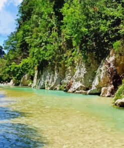 Acheron River In Greece Diamond Painting