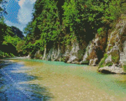 Acheron River In Greece Diamond Painting