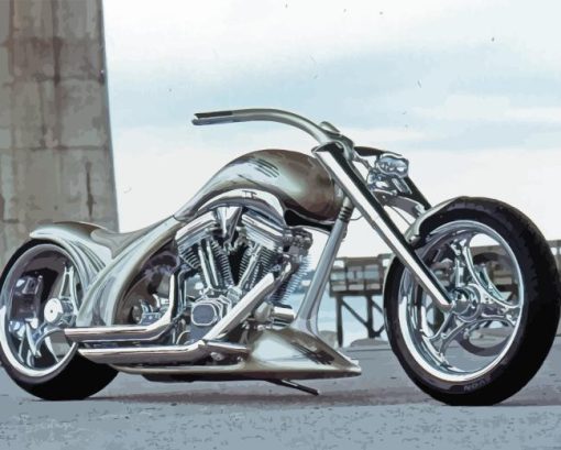 American Chopper Bike Diamond Painting