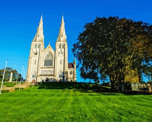 Armagh Cathedral Ireland Diamond Painting