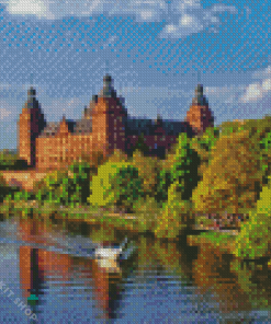 Aschaffenburg Castle Diamond Painting