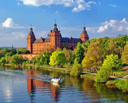 Aschaffenburg Castle Diamond Painting