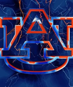 Auburn Tigers Football Logo Diamond Painting