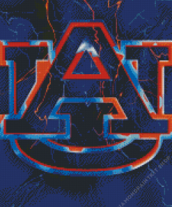 Auburn Tigers Football Logo Diamond Painting