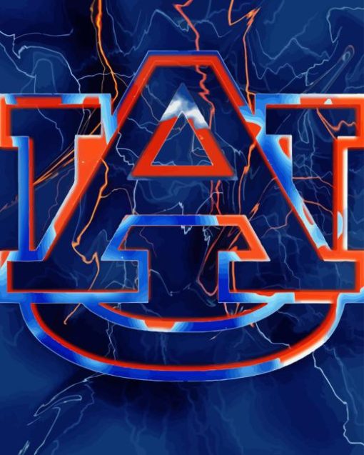 Auburn Tigers Football Logo Diamond Painting