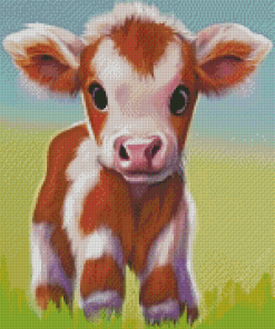 Baby Cow Diamond Painting