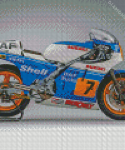 Barry Sheene Suzuki Diamond Painting