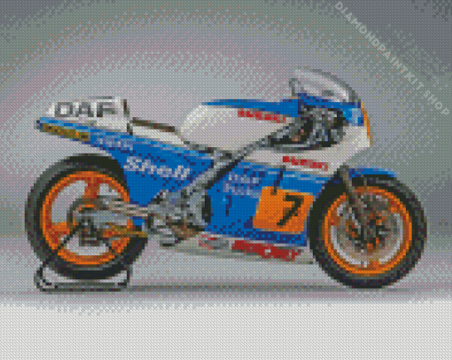 Barry Sheene Suzuki Diamond Painting