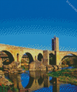 Besalu Bridge Diamond Painting