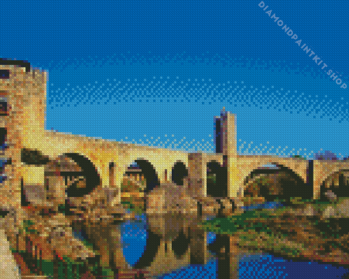 Besalu Bridge Diamond Painting