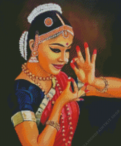 Bharatanatyam Dancer Diamond Painting