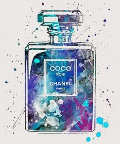 Blue Chanel Bottle Diamond Painting