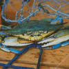 Blue Crab Diamond Painting