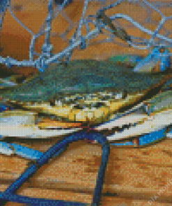 Blue Crab Diamond Painting