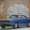 Blue Dodge Charger Diamond Painting