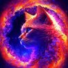 Cat Galaxy Diamond Painting