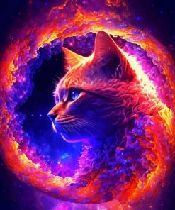 Cat Galaxy Diamond Painting