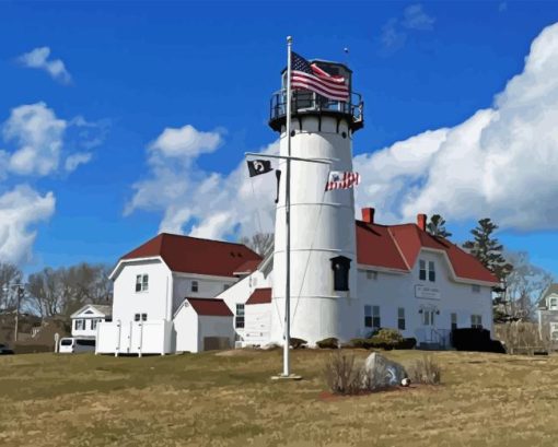 Chatham Lighthouse Massachusetts Diamond Painting