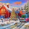 Christmas Farm Diamond Painting