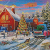 Christmas Farm Diamond Painting