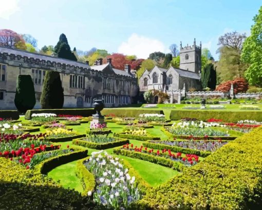 Cornwall Lanhydrock Gardens Diamond Painting