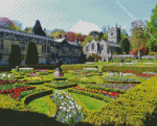 Cornwall Lanhydrock Gardens Diamond Painting