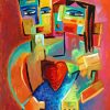 Cubism Couple Diamond Painting