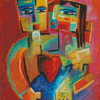 Cubism Couple Diamond Painting