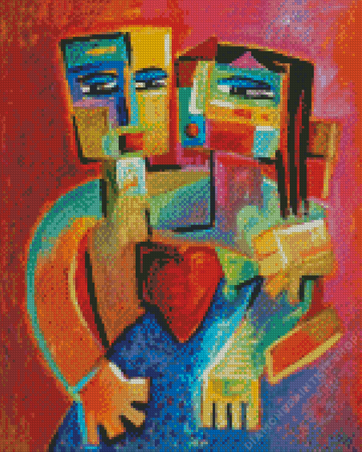 Cubism Couple Diamond Painting