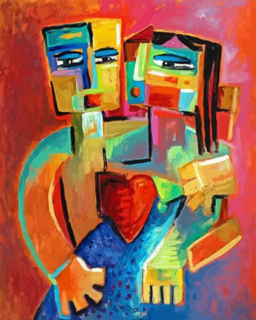 Cubism Couple Diamond Painting