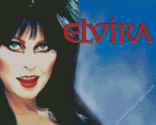 Elvira Movie Poster Diamond Painting