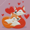 Fox Couple Diamond Painting