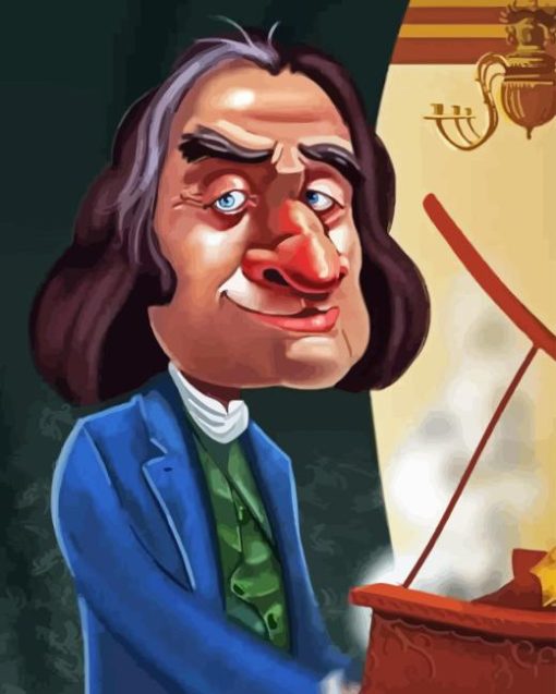 Franz Liszt Caricature Diamond Painting