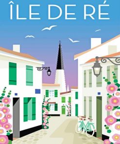 Ile De Re France Poster Diamond Painting