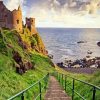 Ireland Dunluce Castle Diamond Painting