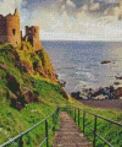 Ireland Dunluce Castle Diamond Painting