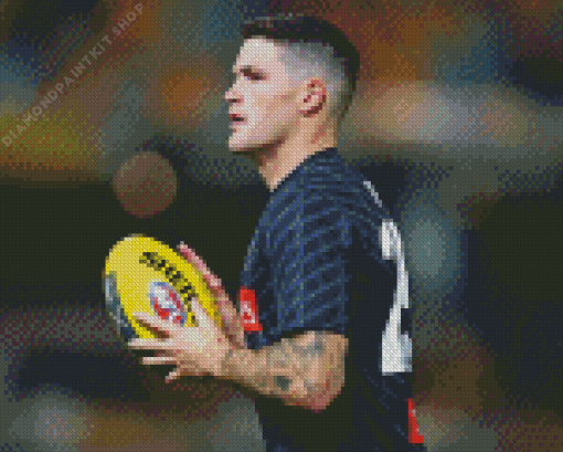 Jack Crisp Collingwood Diamond Painting