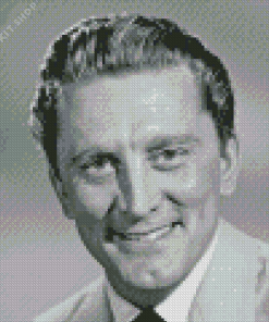 Monochrome Kirk Douglas Diamond Painting