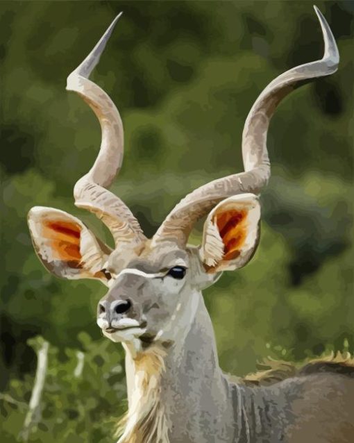 Aesthetic Kudu Animal Diamond Paintings