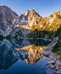 Lake Alpine In California Diamond Painting