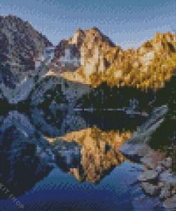 Lake Alpine In California Diamond Painting