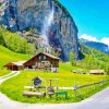 Lauterbrunnen Switzerland Diamond Painting