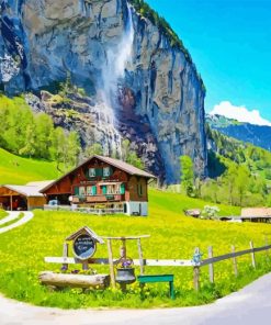 Lauterbrunnen Switzerland Diamond Painting