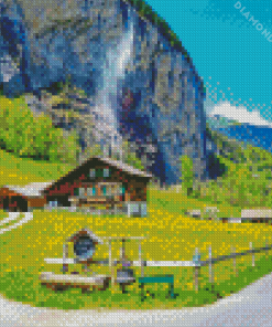 Lauterbrunnen Switzerland Diamond Painting