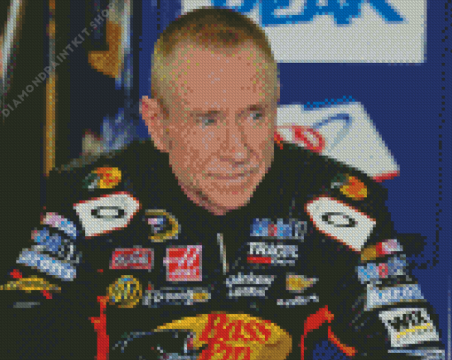 Mark Martin Racer Diamond Painting