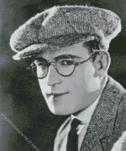 Monochrome Harold Lloyd Diamond Painting