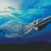 Mosasaurs Underwater Diamond Painting